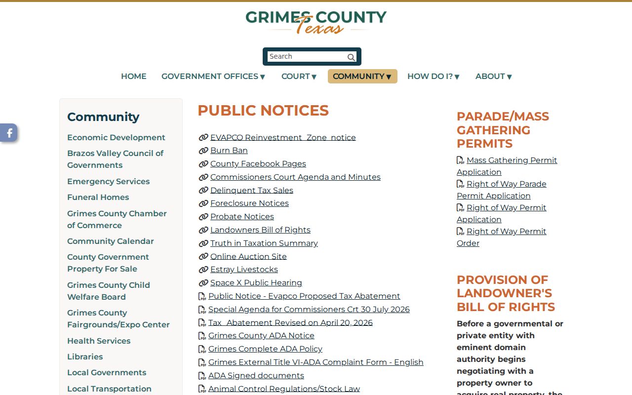 Grimes County Bail Bond Board materials, separate from a defendant bond amount